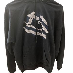 Greek Flag Kiss Hoodie